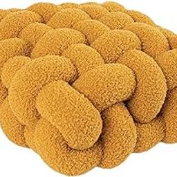 bnf® Chair Cushion Mat Decorative Plush Pillow for Living Room Restaurant Wedding Yellow | Home Decor | Pillows-image-81
