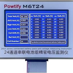 OLEIO 1S-24S M6T24, 1-24S LFP Battery Pack Precision Voltage Monitor/Tester With Case, SUNKKO Make. ideal for Battery Pack Making, Lithium Battey Repairing.-picture-19