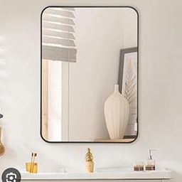 Simple 12x18 Frameless Wall Mirror – Lightweight and Versatile – Adds Depth to Any Room – Clear Glass with Smooth Finish for Modern Living Spaces-15
