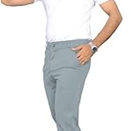 Men's Solid Lycra Material Slim Fit Stretchable Casual Wear Comfortable Formal Trousers Pants Model ||Men Bottonwear(25.8 PL-$Parent)-picture-47