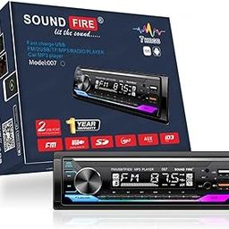 SOUND FIRE 007 Charge Pro+ Dual-USB/FM/SD/AUX/Bluetooth Wireless with Phone Caller Id Receiver Universal Car Stereo (Single Din)-picture-10