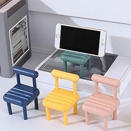 Sangpri Mini Chair Cell Phone Stand - Pack of 1 | Adjustable Angle Chair Shape Mobile Phone Holder for Desk or Table, Compatible with All Mobile Phones (1)-picture-29