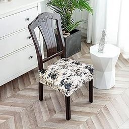 ohello® Stretchable Polycotton Dining Chair Seat Covers Set of 4 Seater are Easily Machine Washable, Gives Perfect Looks to Dining Chairs | CSC013-image-21