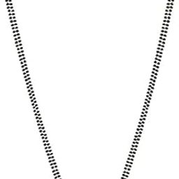 Black Micro High Gold Plated Bead Mangalsutra Double Chain Without Pendant for Women (18 Inch)-image-34