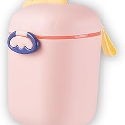 GUCHIGU Baby Milk Powder Container Box with Carry Handle and Spoon Set | BPA Free, Air Tight Leak Proof, Portable First Feed Box, Multi-Functional Formula Box for Babies/Kids/Children (800 ml, Pink)-10