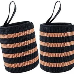 SAZ DEKOR 6xWrist Wrap Weight Lifting Wrist Support for Competition Bodybuilding Workout Orange-image-59