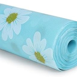 Alstra Printed Anti-Slip Shelf Liner Mat Sheet for Drawers, Shelves, Tables, Cupboards, Fridge, Kitchen, Home, and Office - 45 CM X 2.5 M (Blue Sunflower)-23