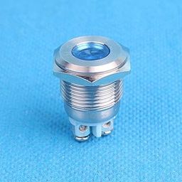 16mm 12V Waterproof Signal Power Supply LED Metal Indicator Lamp Pre-Wired-image-35