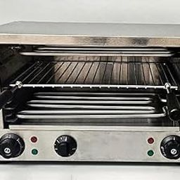 KHUSHI UDYOG - Commercial Salamander Griller, 1960W Electric, Stainless Steel, Double Heating, 48.5x29x30 cm, for Restaurants and Cafes-image-5