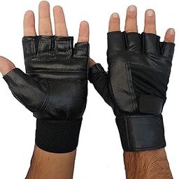 DRAUSS Power Muscles Gym Gloves, Cycling Gloves, Riding Gloves, Stretchable Size for Both Men and Women, Odor-Free and Clean- (Black)-image-49