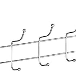 HEBEZON Stainless Steel Door Hanger for Cloth Hanging Over The Door Hook, 12 Hooks Heavy Duty Cloth Hanger Rack, Wall Cloth Hanger, (Pack of 1)-16