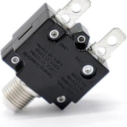 MILAAN 15 Push Button Resettable Terminal Circuit Breaker Panel Mount 12V-24V-30