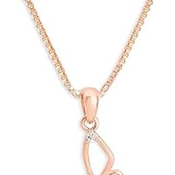 925 Sterling Silver Butterfly Cubic Zirconia Anti Tarnish Rose Gold Plating Pendant Necklace | Gift for Women and Girls | With Certificate of Authenticity and 925 Hallmark-image-33