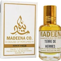 MADEENA CO. TERRE DE HERMES Real & Natural Attar; Best Fragrance For Men and Women; Long Lasting Perfume. (12ML)-44