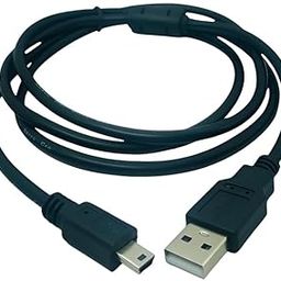 Upix USB A to USB B – Mini 5 Pin (Male to Male) V3 Cable 1.3 Meters (4.3 Feet) - for External Hard Drives, Camera, Card Readers, MP3 Players, Scanners-24