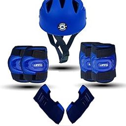 Liffo® Protective Skating Guard Kit for Skating, Cycling, Running for Kids,Boys,Girls,Men & Women (HSG-01) (Blue, S)-17