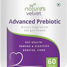 nature's velvet Advanced Prebiotics, Immune System Booster and Dietary Fiber Powder - 300g-32