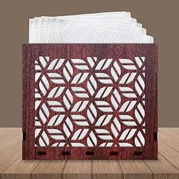 Gachwala Wooden Napkin Stand for Table – Handcrafted Tissue Holder for Dining Table, Kitchen & Office Use | Sleek Tabletop Tissue Organizer with Open-Slot Design for Easy Access-image-66