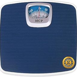 MCP Weight Machine Analogue Mechanical 130 Kg Weighing Scale with Anti-slip Surface (Blue)-image-3