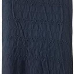 Women Embroidery Chikan Work Soft Cotton Unstitched Fabric,Length - 1.70 Meter, Width 56 inch, Kurtis, Gowns, Palazzo Bottom, Dress Material (Best for Palazzo) Black Chikan 1.70 Meter-image-3