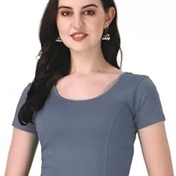 Women's Stretchable Readymade Saree Blouse Crop Top Choli, Readymade, Stretchable, Festive Collection-image-13