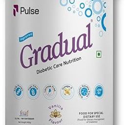 Gradual- Diabetes Care- Nutrition for Diabetes Management with Low Carbohydrates & High Fibre- Vanilla Flavour- 400 gm-image-23