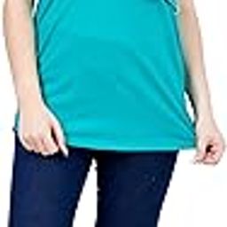 Women's Cotton Maternity Feeding Tops | Nursing Tops for Feeding Baby | Half Sleeve T-Shirt for Pregnant Women Post Pregnancy-image-119