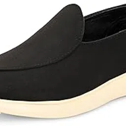 server Men's Loafer Shoes | Soft Cushioned Insole | Trendy Non Lace-up Design | Stylish & Comfortable Loafers for Men Casual | Slip On Loafer Shoes for Men | Slip-On Sneaker Shoes-picture-3