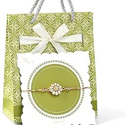DORE Rakshabandhan Rakhi Flower Design Rakhi For Brother Single Rakhi For Brother Rakhi Set For Men Rakhi Combo Rakhi For Brother Moti Haar Rakhi Set-image-131