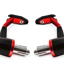 SGTB Heavy Handle Bar End Clutch Brake Lever Guard All Bikes Ninja 300 400 650 Dominar 250 400 Pulsar NS200 RS200 NS125 N160 KTM Rc Adventure Duke Enfield Himalayan Meteor Hunter Classic 350 Red-32