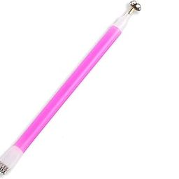 FEELHIGH 1 Pieces Nail Magnet Stick Cat Eye Magnet Tool Double-Headed Flower Design Nail Art Magnet Pen Set Magnet Wand Strong Magnet Stick Dotting Pens for Home DIY, Salon, Studio-image-12