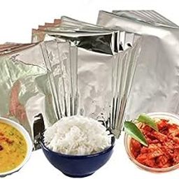 Aluminium Silver foil Pouches for Food Tea Coffee Packaging. Packing Pouches Storage Bags for Multipurpose use (Size 6 x 8 Inch, 100 Pcs)-image-34