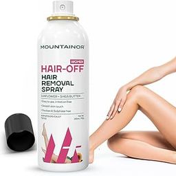 MOUNTAINOR Hair Removal Spray (200 ML) Itch Irritation Free | Painless Hair Removal Cream Spray For Chest, Arms, Legs Under Arms | Natural Safe Women (Dermatologically Tested)-3