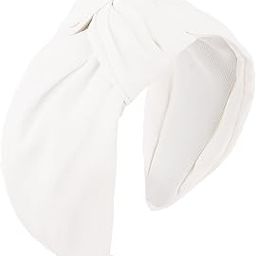 Knotted Headbands for Women Non Slip Wide Head Band White Headband Fashion Head Bands Top Knot Hairband Hair Accessories for Women-image-60