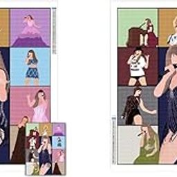 HASTHIP® DIY Diamond Painting Kit Fashion Outline Wall Decor Art Gift 11.8x15.7 Inches 2PCS-image-63