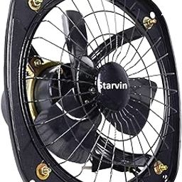 STARVIN Metal Black High Speed Freash Air Fan 12" (300mm) 2400RPM Exhaust Fan,Ventilation fan For Office,Bathroom Kitchen,Maid in India With 1 Year Motor Warrenty-image-30