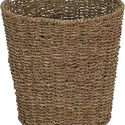 Household Essentials Seagrass Waste Bin, Brown-19