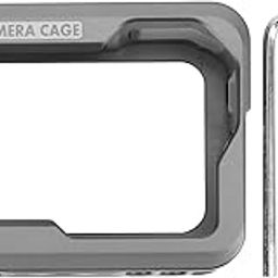 Zoeyilan Aluminum Alloy Camera Protective Cage, Action Camera Protective Case, Waterproofs Diving Housing for OSMO Action Camera Housing Shell Case Protective Cage with 2 Cold Shoe Mount-image-9
