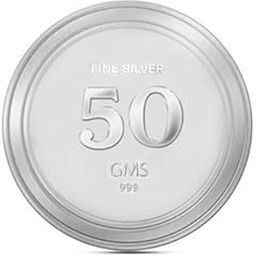 50gm pure silver coin in 999 finese-image-12