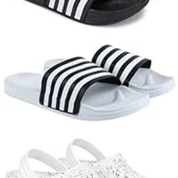 WINGSCRAFT Lightweight Classic Slider || Sandals with Clogs for Men-Combo(3)-3024-3026-3056-picture-3