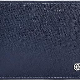 Paris Jeremy Mens Wallet, Two Fold Wallet, Navy Blue Saffiano-image-50