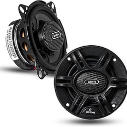 Denwood DW-480 4″ Coaxial Car Speaker – 2-Way 300 W MAX (70 W RMS), 84 dB Sensitivity, 4 Ω Impedance, Rubber Cone, 44 Hz–25 kHz – Pair, Black-picture-20