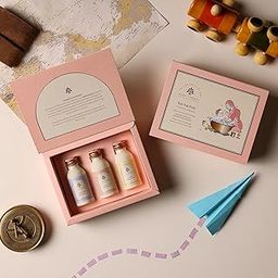 Baby Forest Tuk Tuk Potli Baby Travel Kit | Vegan & Cruelty-Free Baby Bath Essentials | Ayurveda-Inspired Natural Care-1