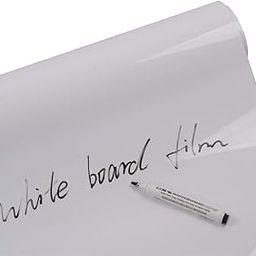 5ft x 3ft Roll Self Adhesive Whiteboard Stickers Dry Erase Sheet Peel and Stick Wall Stickers for Walls,Doors,Tables,Chalkboards,Whiteboards and More Smooth Surface-20