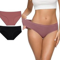 SunFlux® Women's Breathable Soft Stretch Cotton Underwear Ladies Stretchy Hipster Soft Briefs Panty Multicolored-picture-34