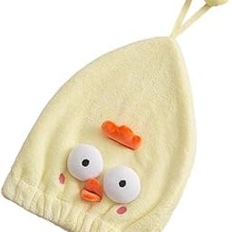 bnf® Girl Microfiber Hair Drying Towels Cartoon Chick Head Wrap with Elastic Band Yellow|Health & Beauty | Hair Care & Styling | Shower Caps-image-14