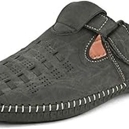 Men's Fisherman Sandals | Sporty & Casual Summer Footwear | Adjustable Fit with soft cushion Padding | Closed-Toe Comfort & Durability (9285)-picture-39