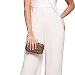 Women's Wine V-Neck Sleeveless Solid Wrap Regular Jumpsuit-image-66