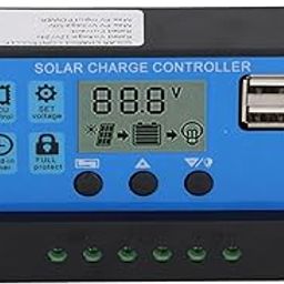 Ubersweet® Solar Panel Controller Photovoltaic Controller LCD Display 12V 24V Circuit Protection for Industrial Use (90A)-13