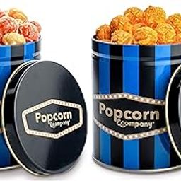 Popcorn & Company Festive Gift Combo Pack of 2 Tins (Red Velvet & Cheddar Cheese Popcorn) - 190 GM-image-61